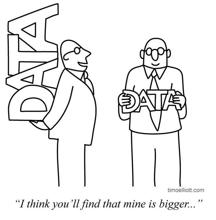 Cartoon: I think you'll find that mine is bigger than yours!