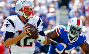 Tom Brady and Buffalo Bills