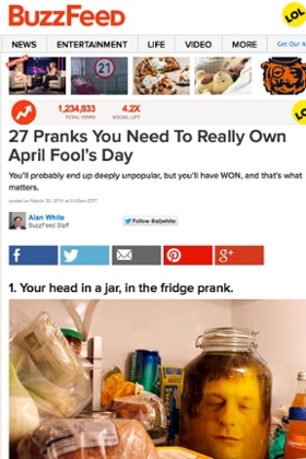 Buzzfeed 27 Pranks